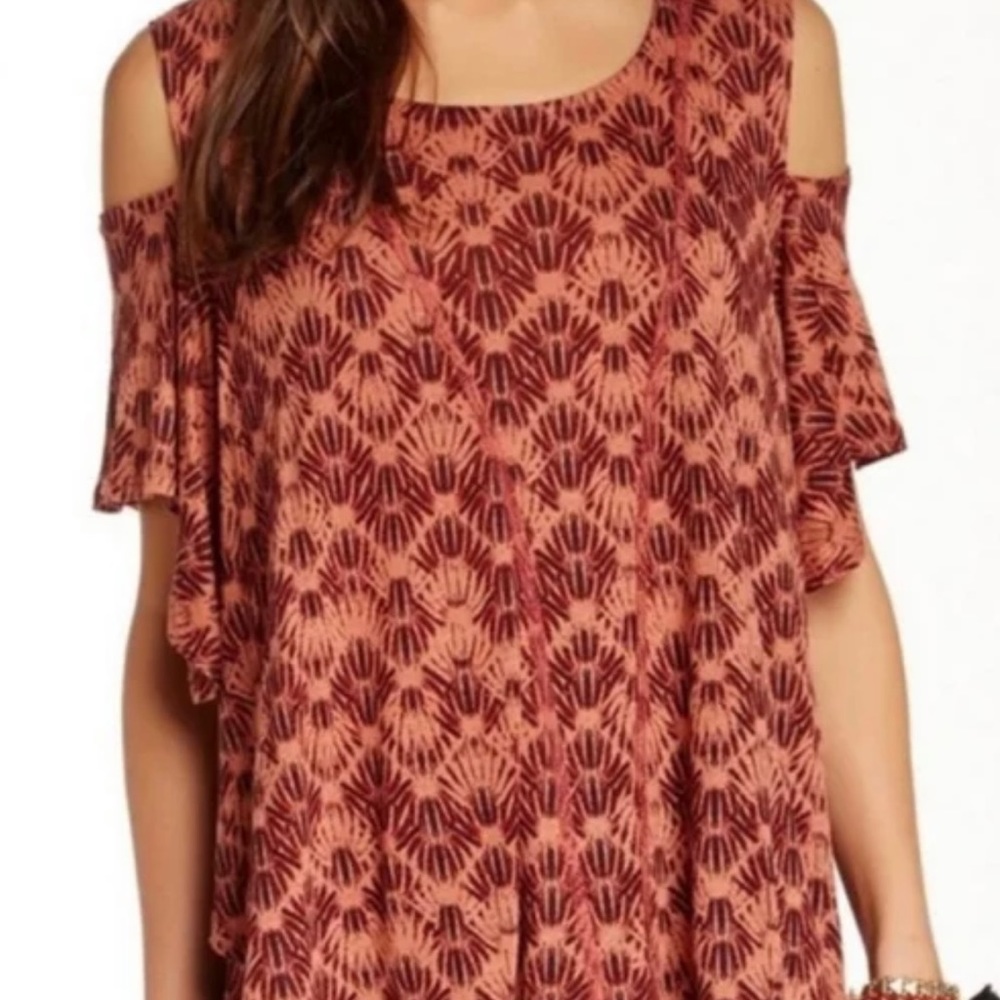 We the free cold shoulder free people tee XS women